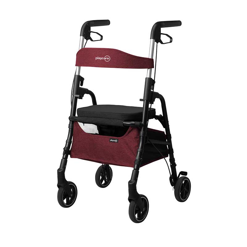 Andador para personas con movilidad reducida W04 burdeos