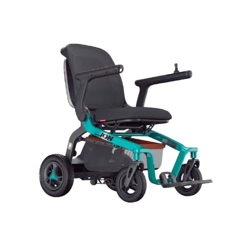 Silla de ruedas eléctrica inteligente iON color azul
