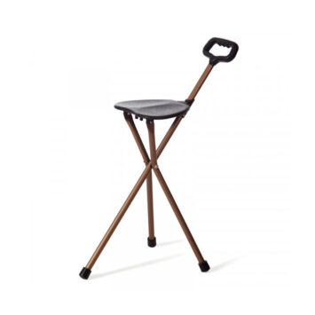 Bastón con asiento plegable