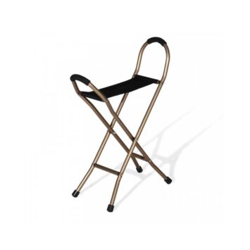 Bastón con asiento 4 patas