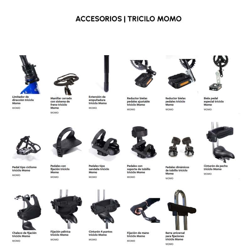 Accesorios triciclo Momo