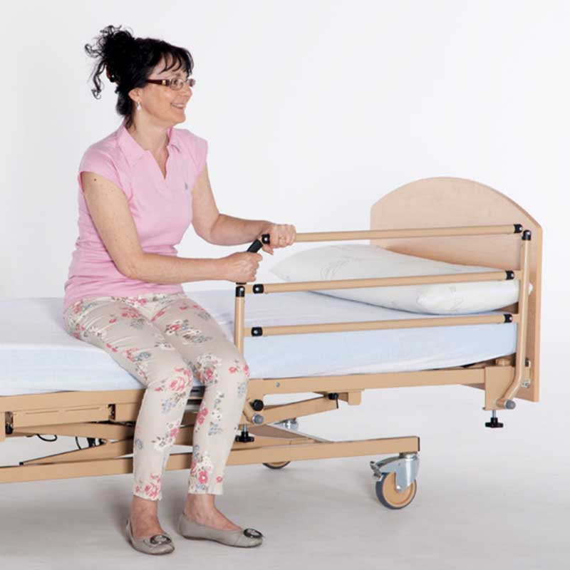 Barandilla corta 90 cm para camas con sistema abatible