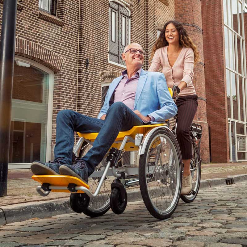 Huka Duet: bici-silla para personas con movilidad reducida