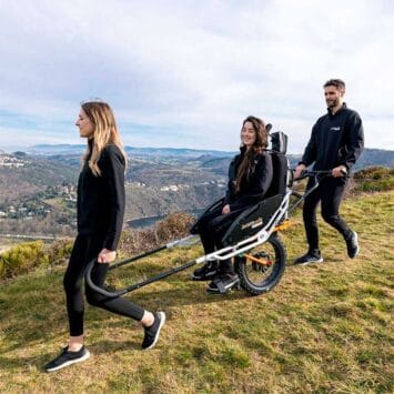 Joëlette eMotion silla de ruedas electrica para trekking