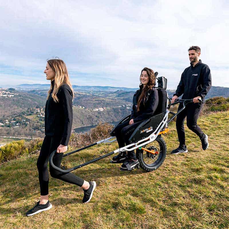 Joëlette eMotion silla de ruedas electrica para trekking