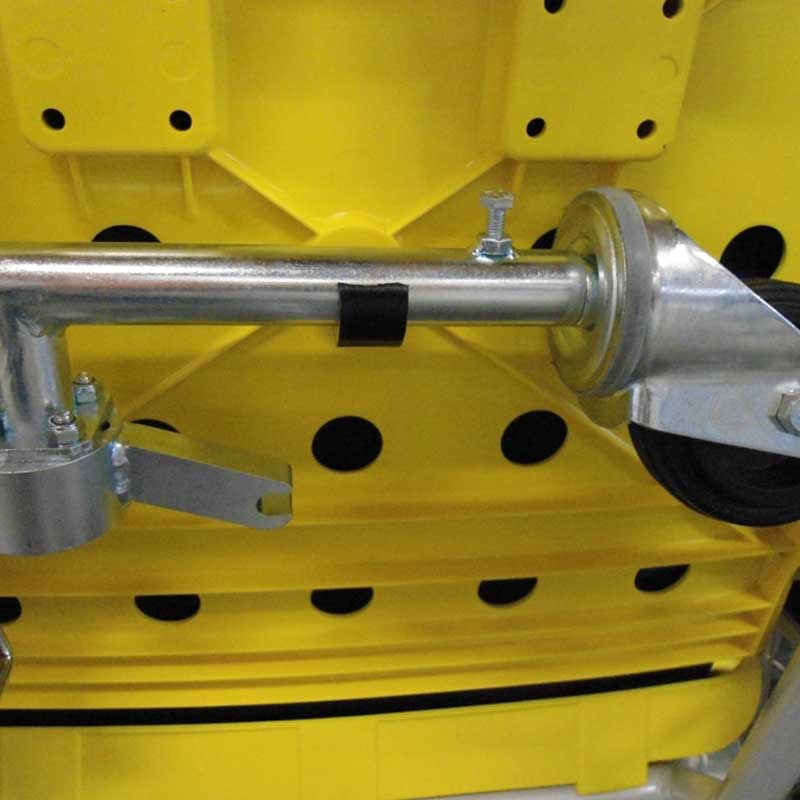 Reposapiés de liberación rápida