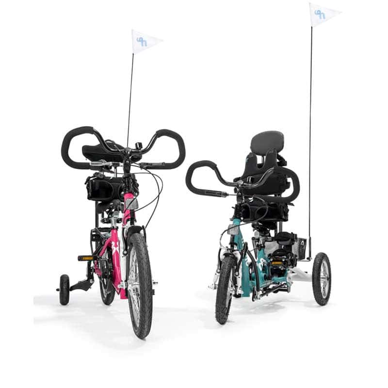 Triciclo infantil Momo en color rosa y azul