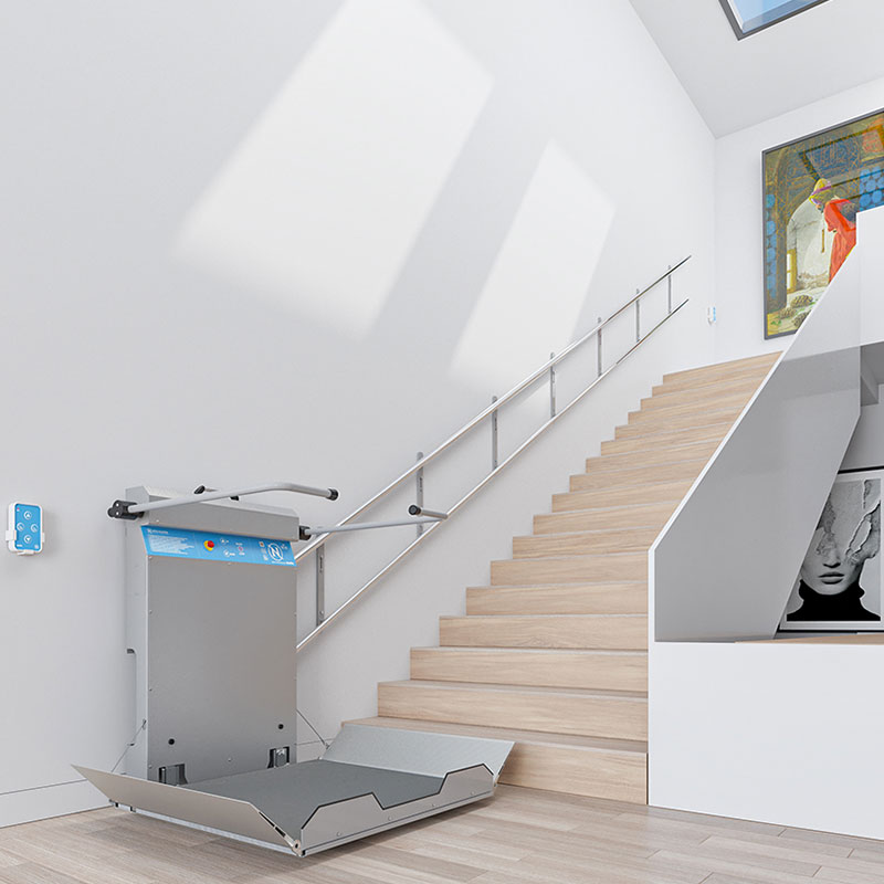 Plataforma elevadora Mash instalación en interior