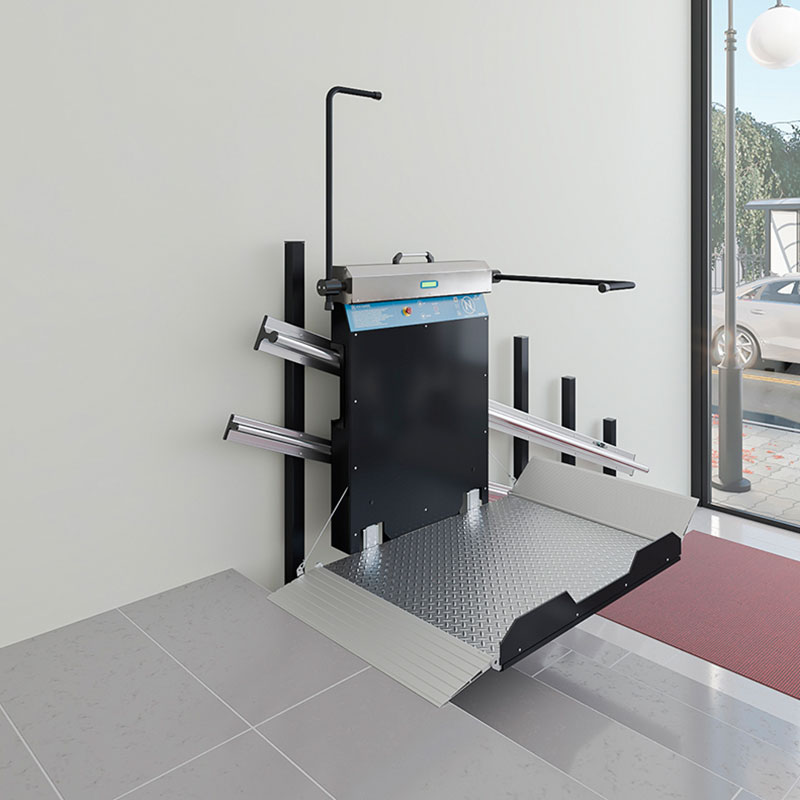 Plataforma elevadora Mash instalación en portal