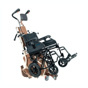 Salvaescaleras Gecko con sistema antivuelco automático en detalle