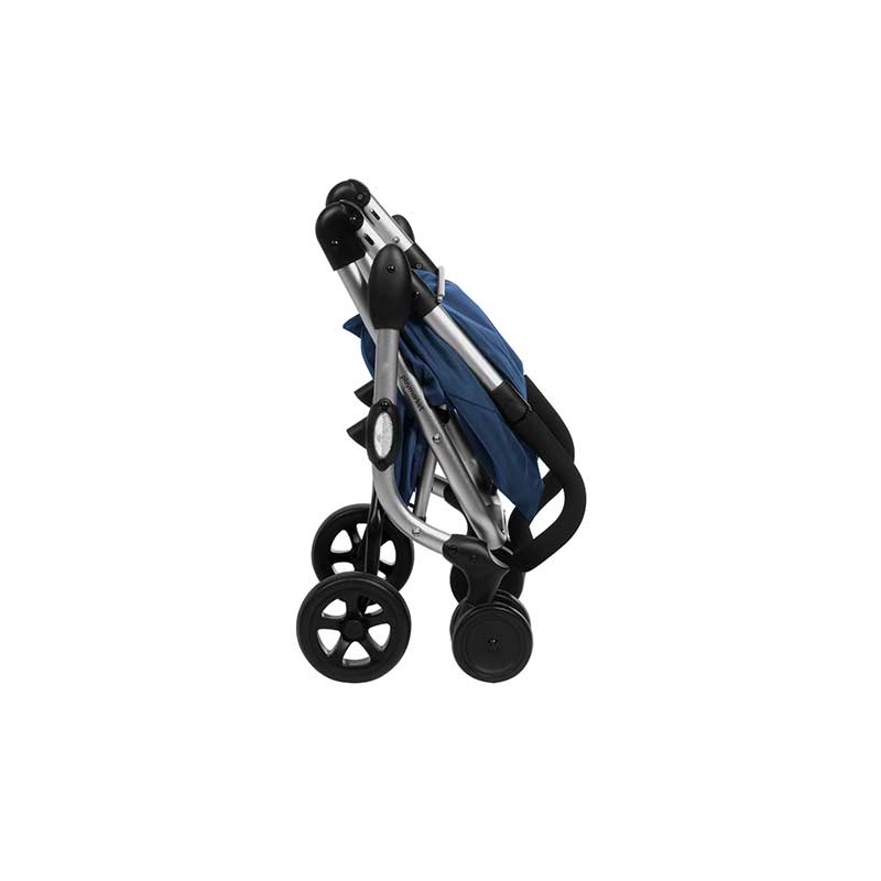 Andador de compra con doble bolsa plegable