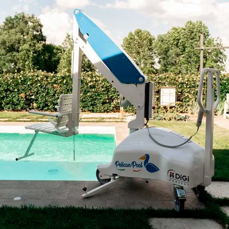 Elevador portátil Pelican Pool para personas con movilidad reducida