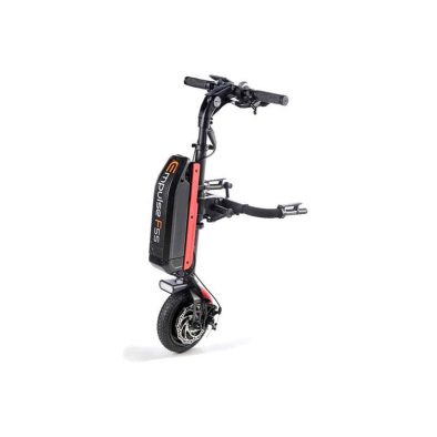 Handbike eléctrica F55 con rueda maciza de 8.5 pulgadas