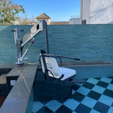 Metalu 3200 grúa de piscina