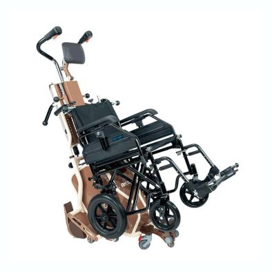 Salvaescaleras Gecko con sistema antivuelco automático en detalle